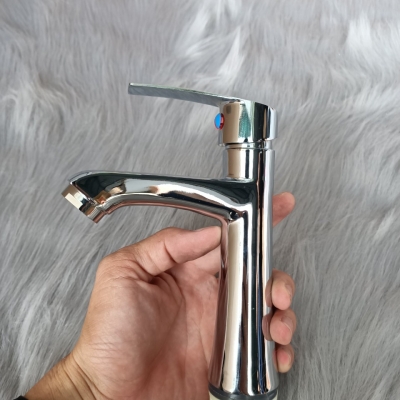 D510 - VÒI LAVABO LẠNH ĐỒNG THAU MẠ CROM 