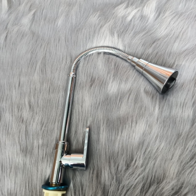 D808BLK - VÒI LẠNH 304 BÓNG BÚP SEN LOA KÈN 