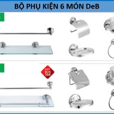 COMBO PHỤ KIỆN NHÀ VỆ SINH - PK01