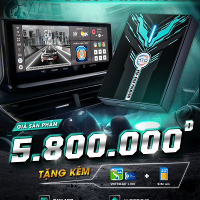 HTD ANDROID BOX CHO Ô TÔ D12S PREMIUM