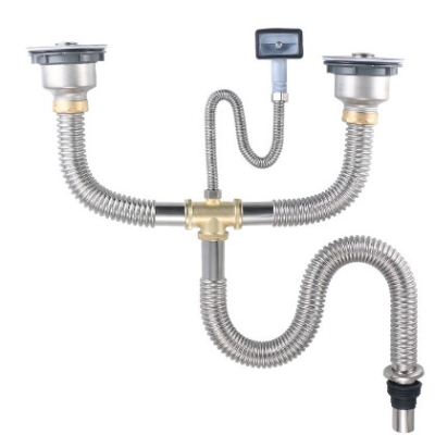 Bộ Xả Bồn Rửa Chén 2 Hộc Inox  Chống Chuột -BX01