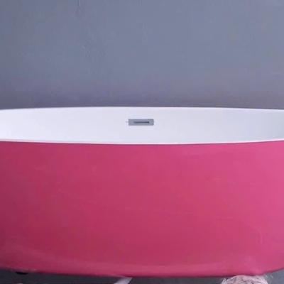 DBT08 - Bồn tắm Ovan hồng
