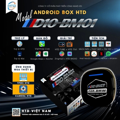 HTD android box D10-BM01 dành riêng cho ô tô BMW