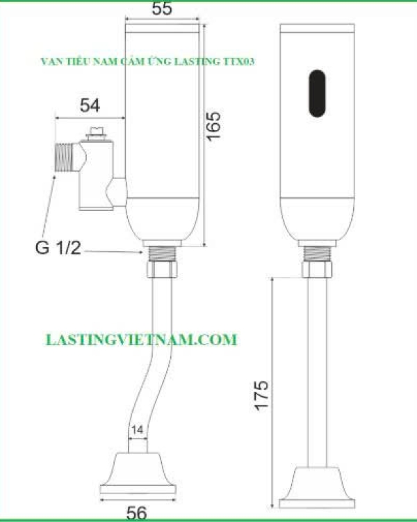 Van Xả Tiểu Nam Cảm Ứng Lasting TTX03