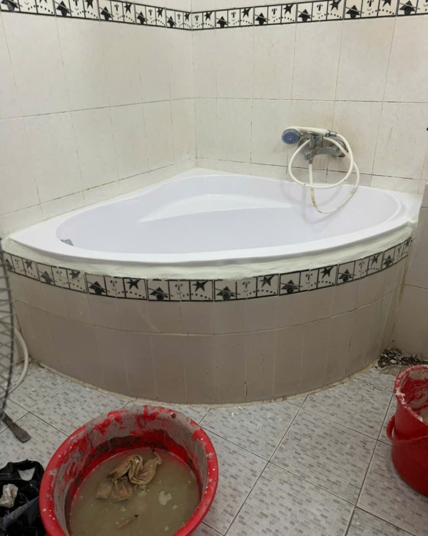 Bồn tắm góc 1.2m - Dbt02