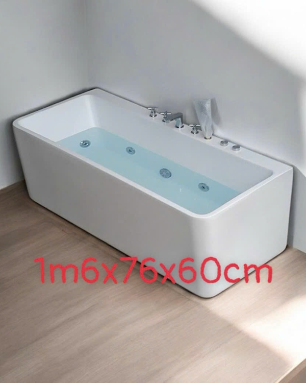 Bồn Tắm Dài Đặt Sàn 1.7m- DBT101 (Chưa có vòi masage)